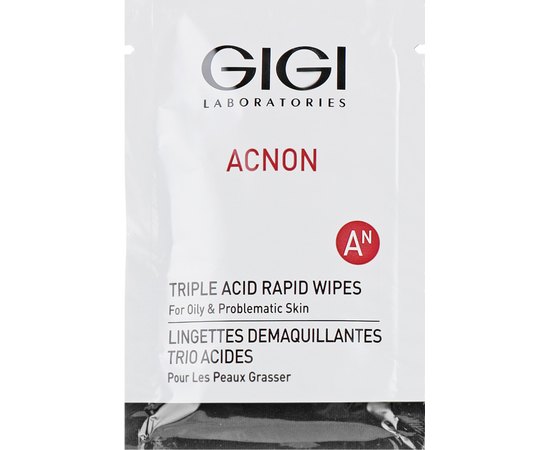 Gigi Acnon Triple Acid Wipes Вологі спонжі з кислотою, 30 шт, фото _ab__is.image_number.default