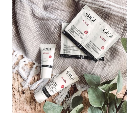 Gigi Acnon Triple Acid Wipes Вологі спонжі з кислотою, 30 шт, фото _ab__is.image_number.default