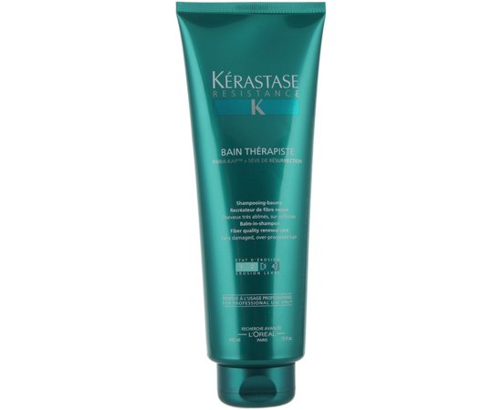Восстанавливающий шампунь для сильно поврежденных волос Kerastase Resistance Therapist Shampoo, изображение 3