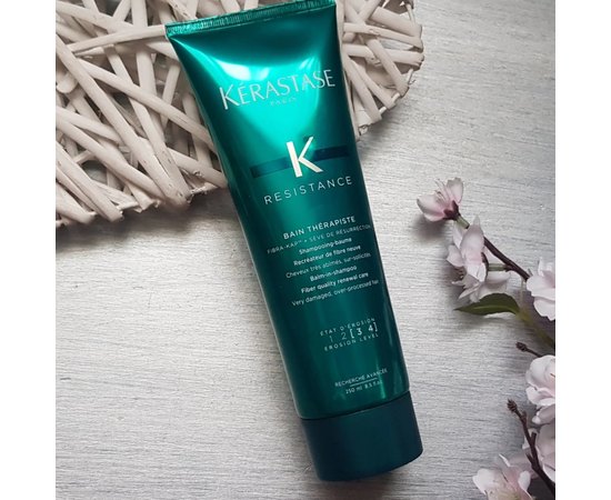 Восстанавливающий шампунь для сильно поврежденных волос Kerastase Resistance Therapist Shampoo, изображение 4