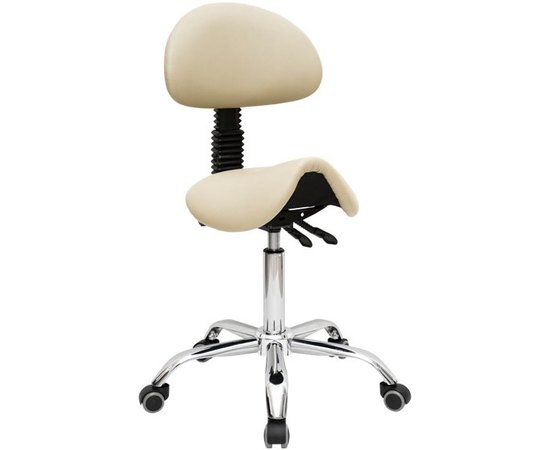 Стул-седло для мастера модель 1037-3 со спинкой B.S. Ukraine, изображение 3