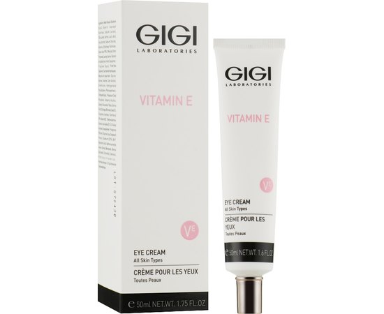 Крем вокруг глаз Витамин E Gigi Vitamin E Eye Cream, 50 ml, изображение 2 Крем вокруг глаз Витамин E Gigi Vitamin E Eye Cream, 50 ml, изображение 2