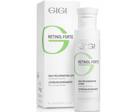 Лосьон-пилинг для сухой кожи Gigi Retinol Forte Daily Rejuvenation Lotion For Dry Skin, 120 ml, изображение 2