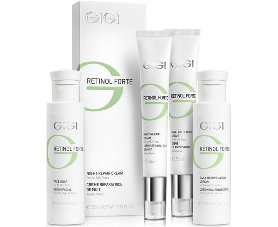Лосьон-пилинг для сухой кожи Gigi Retinol Forte Daily Rejuvenation Lotion For Dry Skin, 120 ml, изображение 3