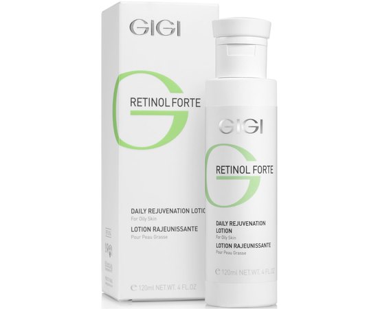Лосьон-пилинг для жирной кожи Gigi Retinol Forte Daily Rejuvenation Lotion For Oily Skin, 120 ml, изображение 5