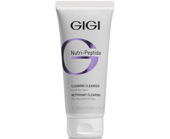 Очищающий гель Gigi Nutri Peptide Clearing Cleanser, 200 ml, изображение 2
