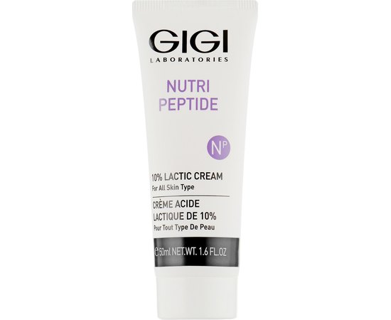 Охлаждающий крем 10% молочной кислоты Gigi Nutri Peptide Lactic Cream, 50 ml