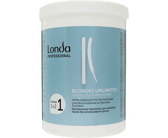 Осветляющая пудра для свободных техник блондирования Londa Professional Permanent Color Blondes Unlimited Bleach Powder, 400 ml