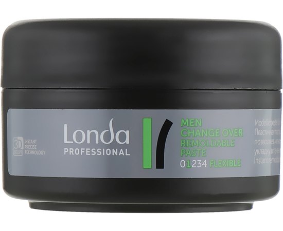 Londa Professional Men Paste Change Over Пластична паста для волосся нормальної фіксації, 75 мл, фото 