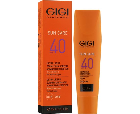 Gigi Ultra Light SPF40 Ультра легкий захист, 50 мл, фото _ab__is.image_number.default