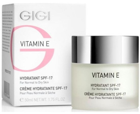 Увлажнитель крем для нормальной и сухой кожи SPF20 Gigi Vitamin E Moisturizer for dry skin, 50 ml, изображение 3