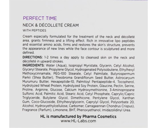 Крем для шеи и декольте Holy Land Perfect Time Neck & Decollete Cream, 50 ml, изображение 5