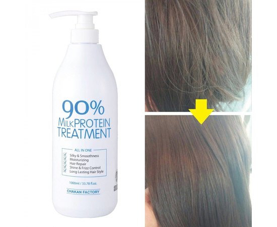 Маска для волос с молочными протеинами Chakan Factory Milk Protein 90% Treatment, изображение 4