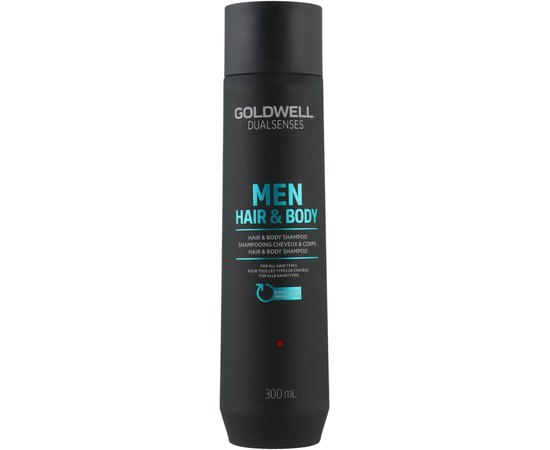 GOLDWELL Man - Чоловічий шампунь для волосся і тіла, 300 мл., фото 