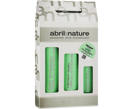 Abril Et Nature Cell Innove Treatment Kit (Shampoo + Mask + Serum) Набір відновлюють засобів (шампунь + маска + сироватка), 250мл + 200мл + 100мл, фото 