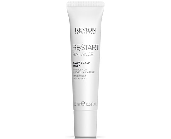 Регулирующая глиняная маска для кожи головы Revlon Professional Restart Balance Clay Scalp Mask, 10x15 ml, изображение 2 Регулирующая глиняная маска для кожи головы Revlon Professional Restart Balance Clay Scalp Mask, 10x15 ml, изображение 2