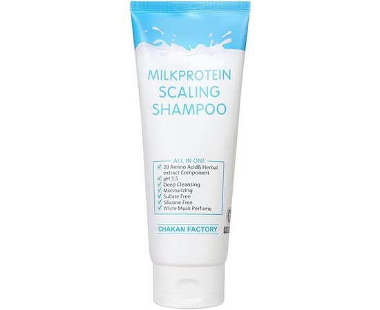 Шампунь для глибокого очищення з молочними протеїнами Chakan Factory Milk Protein Scaling Shampoo, 200 ml, фото _ab__is.image_number.default