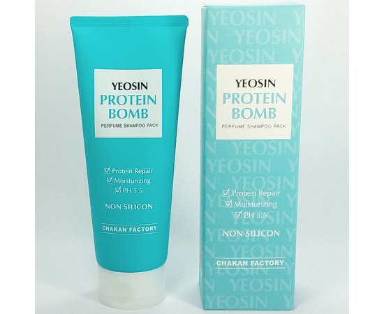 Шампунь-маска Протеїнова бомба Chakan Factory Protein Bomb Perfume Shampoo Pack, 200 ml, фото _ab__is.image_number.default