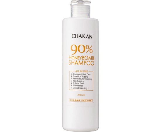 Шампунь Медова бомба Chakan Factory Honey Bomb 90% Shampoo, фото 