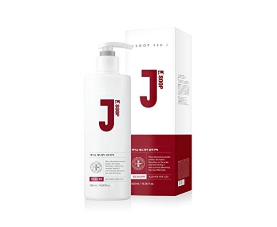 Стимулирующий шампунь от выпадения JSoop Red J Shampoo, 500 ml, изображение 4