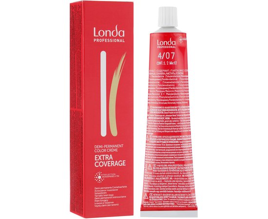 Londa Professional Demi-Permanent Londa Extra Coverage Color Тонуюча фарба, 60 мл, фото 