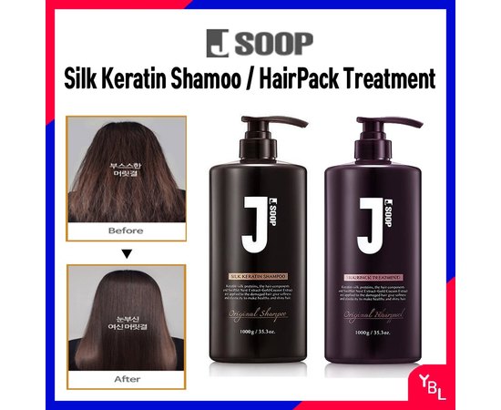Відновлюючий шампунь з кератином JSoop Original Silk Keratin Shampoo, 1000 ml, фото _ab__is.image_number.default