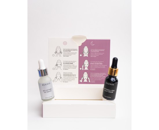 Денна + нічна сироватки для ліфтингу шкіри Elenis 4D Lifting Smart Serum, 2 х 30 ml, фото _ab__is.image_number.default