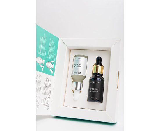 Денна + нічна сироватки для проблемної шкіри Elenis Beta Oxy Serum, 2 х 30 ml, фото _ab__is.image_number.default