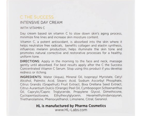 Інтенсивний денний зволожуючий крем Holy Land C The Success Intensive Day Cream, 50 ml, фото _ab__is.image_number.default