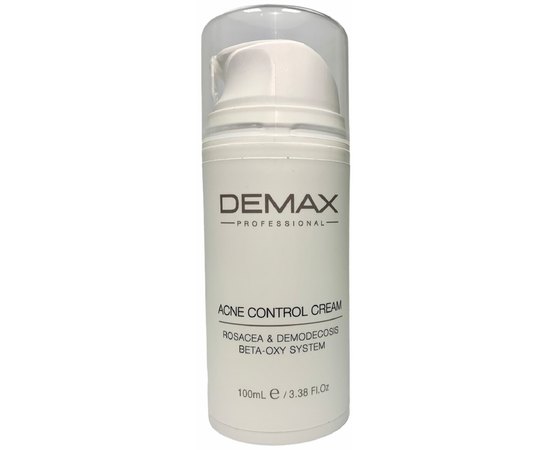 Крем від демодекса, акне, розацеа Demax Acne Control Cream, 100 мл, фото 