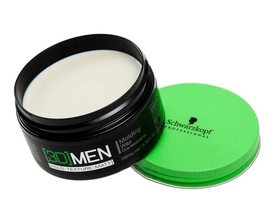Моделирующий воск для волос Schwarzkopf Professional 3D Men Molding Wax, 100 ml, изображение 4