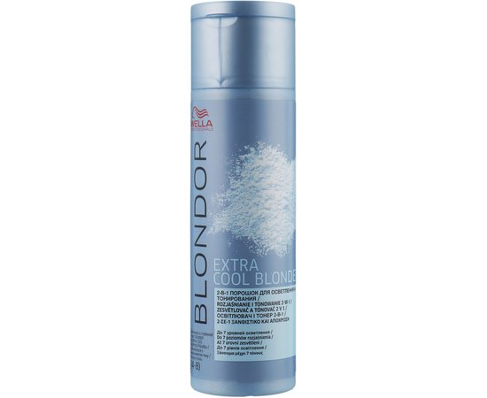 Порошок для осветления и тонирования волос Wella Professionals Blondor Extra Cool Blonde, 150 g, изображение 2