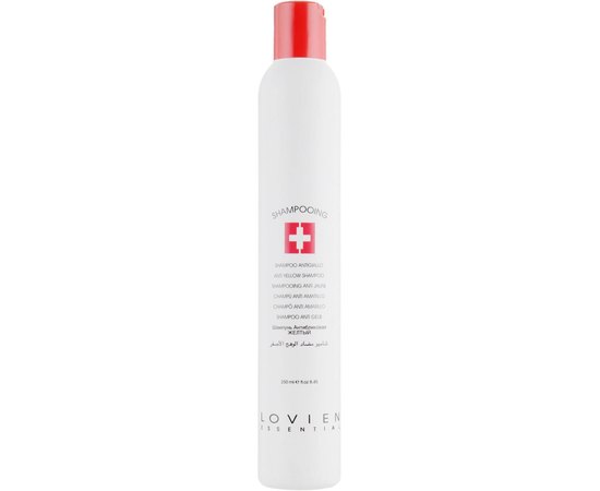 Шампунь з антижовтим ефектом для сивого і знебарвленого волосся Lovien Essential Anti-Yellow Shampoo, 250 ml, фото 