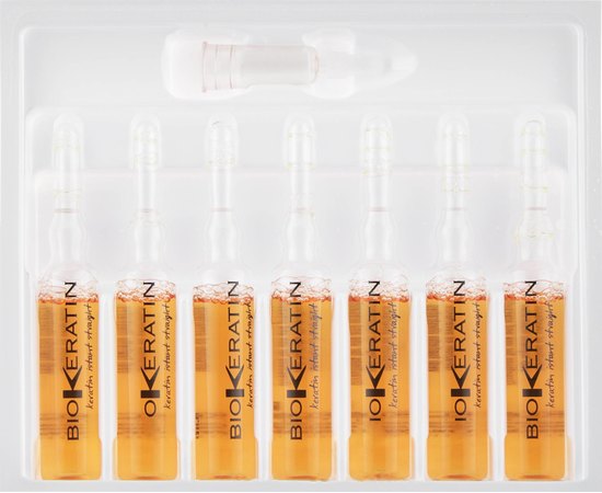 Ампулы для выравнивания волос Kleral System Keratin instant straight vials  7x8 ml, изображение 2