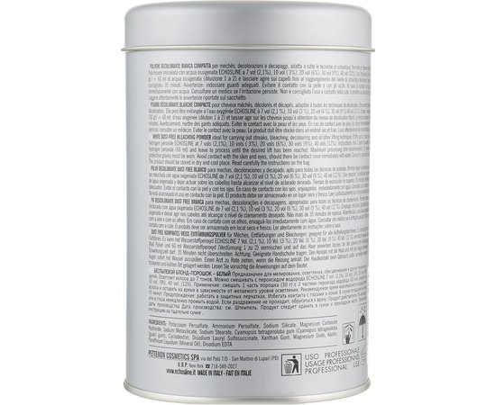 Echosline Bleaching Polver Decolorante Bianca Compatta Безпилової блонд-порошок білий, 500 гр, фото _ab__is.image_number.default