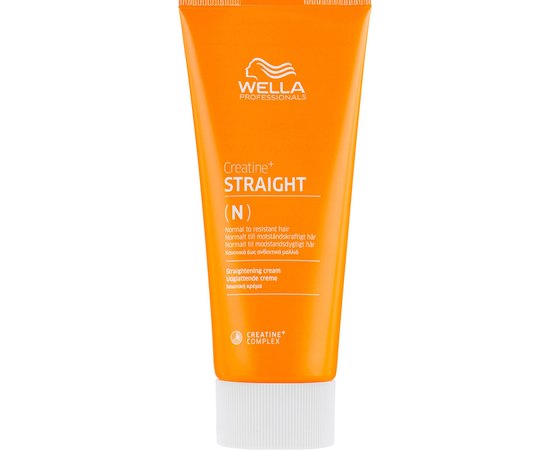 Wella Professionals Creatine + Straight Base Крем для випрямлення волосся, 200 мл, фото 