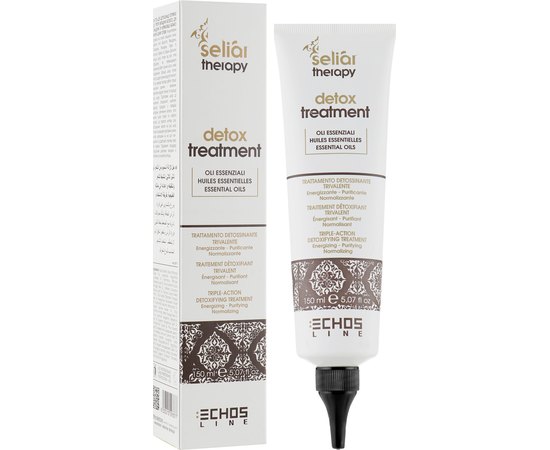 Echosline Seliar Therapy Detox Treatment Крем-гель для детоксикації шкіри голови, 150 мл, фото 