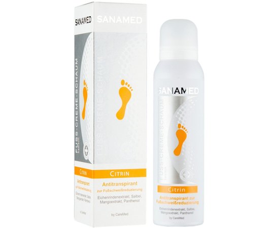 Крем-пена Цитрин против потливости SanaMed, 150 ml, изображение 2