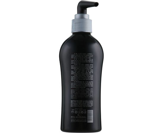 Лосьон для укладки 3 в 1 Kleral System Black Out Line Lotion Fixing №6, 200 ml, изображение 2