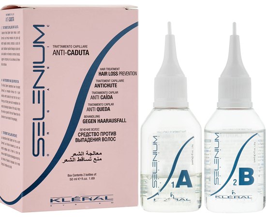 Лосьйон проти випадіння волосся Kleral System Selenium Line Hair Loss Prevention Treatment, 2 х 50 ml, фото 