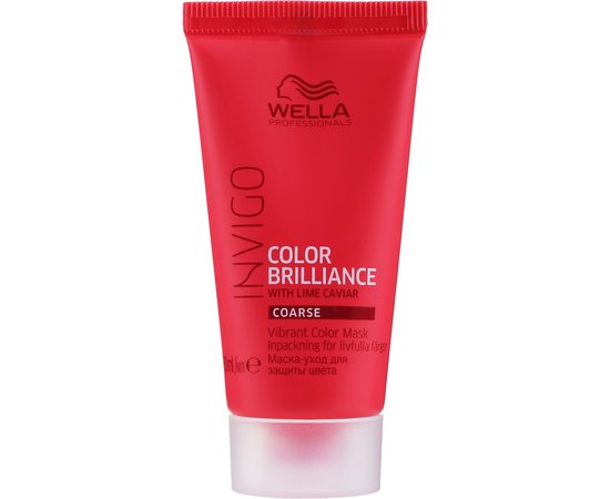 Маска для жестких окрашенных волос Wella Professionals Invigo Color Brilliance Vibrant Color Mask Coarse