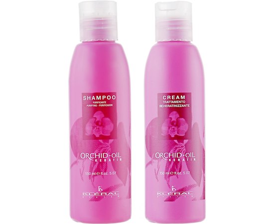 Набор для сухих и поврежденных волос Kleral System Orchid Oil Kit, изображение 2