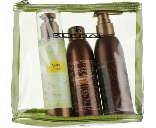 Набор в косметичке для волос Kleral System Olio Di Macadamia Kit, изображение 2