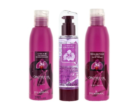 Набор в косметичке для волос Kleral System Orchid Oil Kit, изображение 2