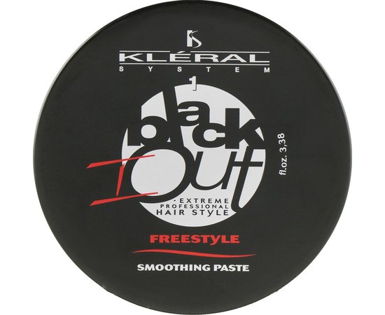 Паста для выравнивания вьющихся волос Kleral System Black Out Line Freestyle Paste №01, 100 ml
