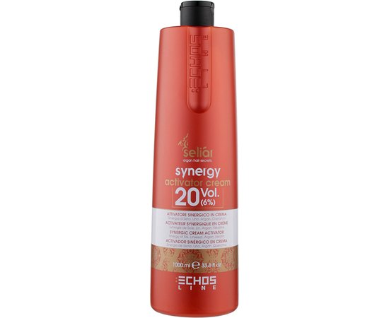 Крем-активатор для безаммиачной краски Echosline Seliar Synergy Activator Cream, 1000 ml, изображение 3