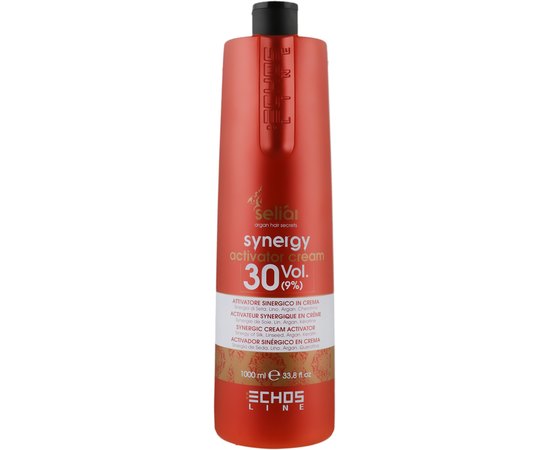 Крем-активатор для безаммиачной краски Echosline Seliar Synergy Activator Cream, 1000 ml, изображение 5