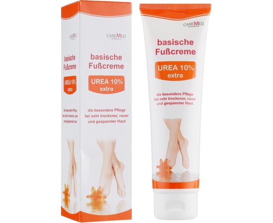 Крем для ног с Мочевиной 10% CareMed UREA 10% Extra Basische Fusscreme, изображение 4