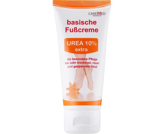Крем для ніг з сечовиною 10% CareMed UREA 10% Extra Basische Fusscreme, фото 