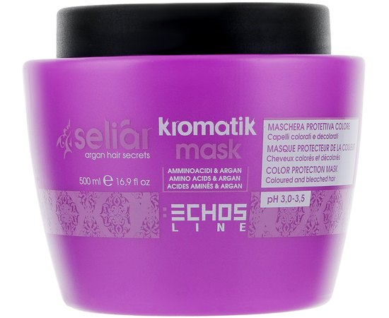Echosline Seliar Kromatik Mask Маска для захисту кольору, фото 